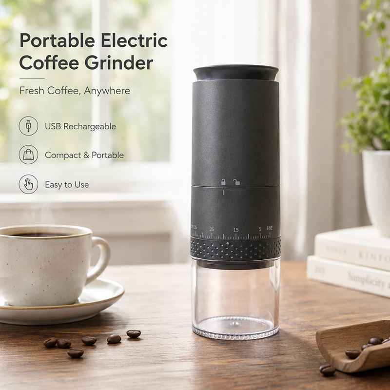 Baby Food Mill - Mini Molinillo Eléctrico Doméstico Ultrafino para