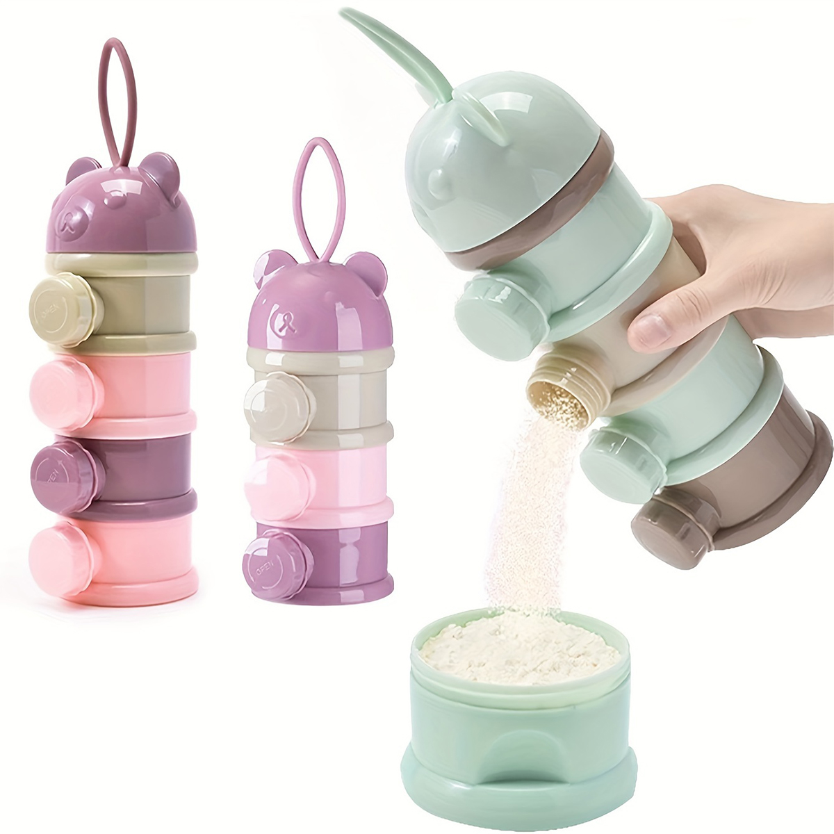 Baby Food Pouches - Contenedor de leche en polvo para