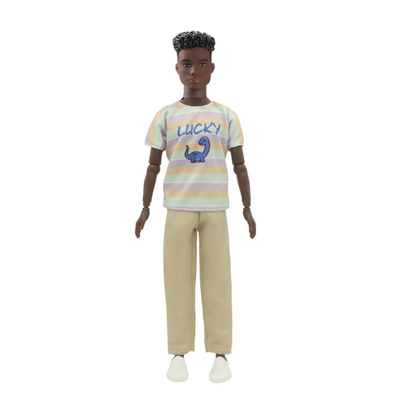 Baby Food Doll - Muñeco Negro de Moda, Figura Masculina
