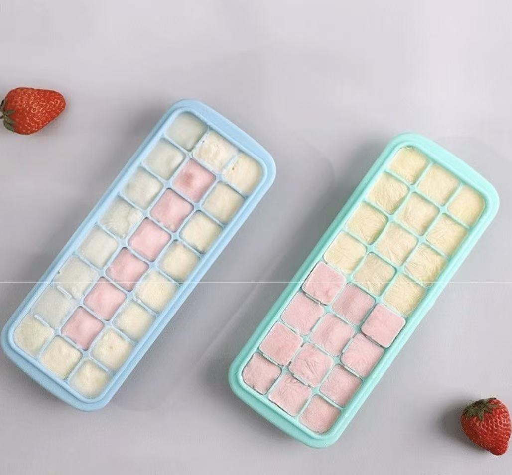 Freezer Tray Baby - Bandeja de silicona para cubitos de