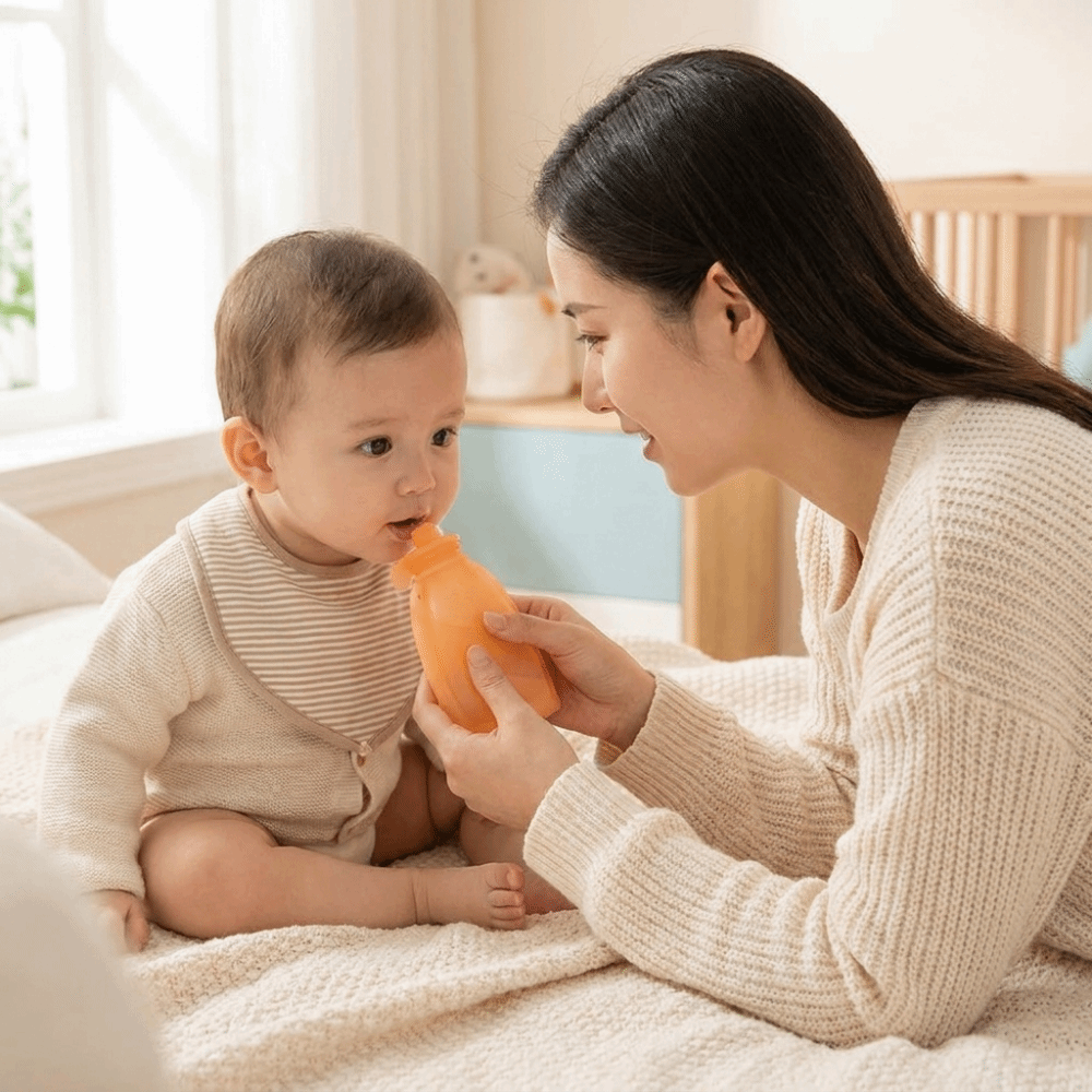 Baby Food Pouches - Bolsa de Silicona de Grado Alimenticio