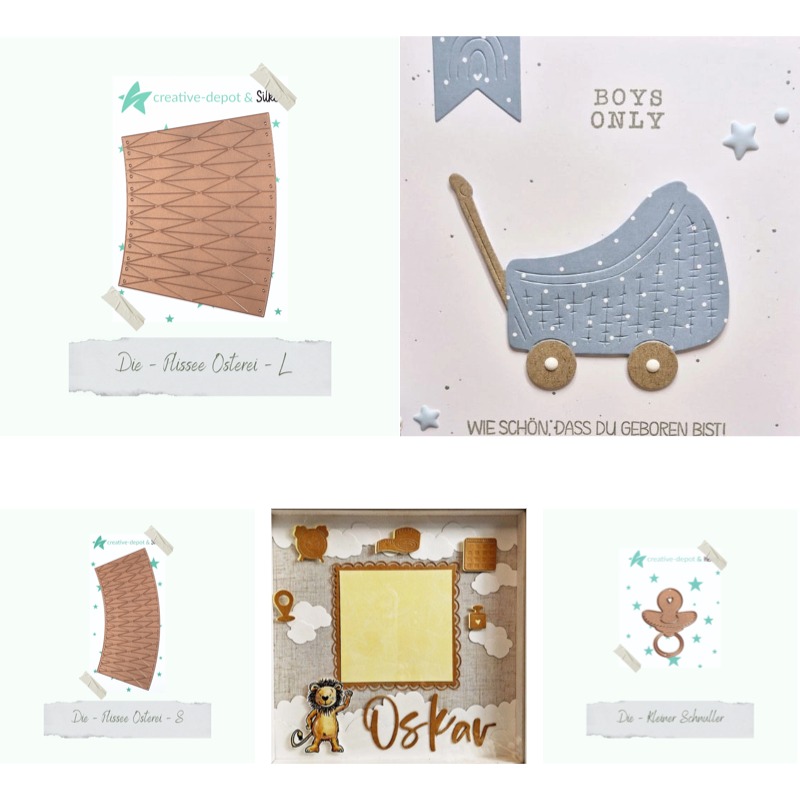 Baby Food Egg - Troqueles de corte de metal con
