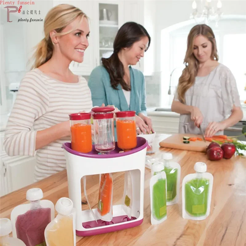 Baby Food Pouches - Bolsa para Almacenar Puré de Frutas,