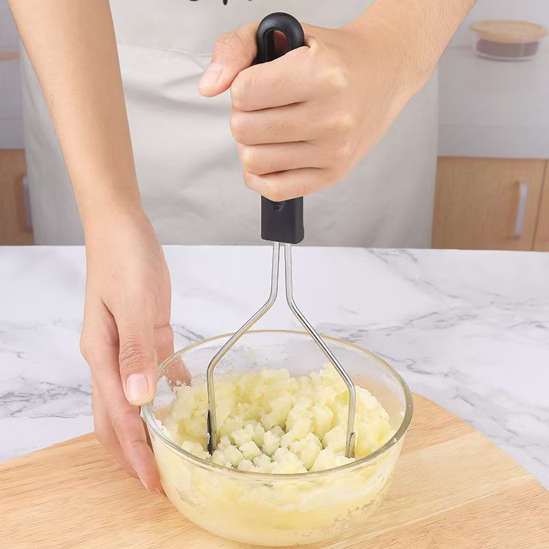 Baby Food Egg - Empujador de patatas de acero inoxidable