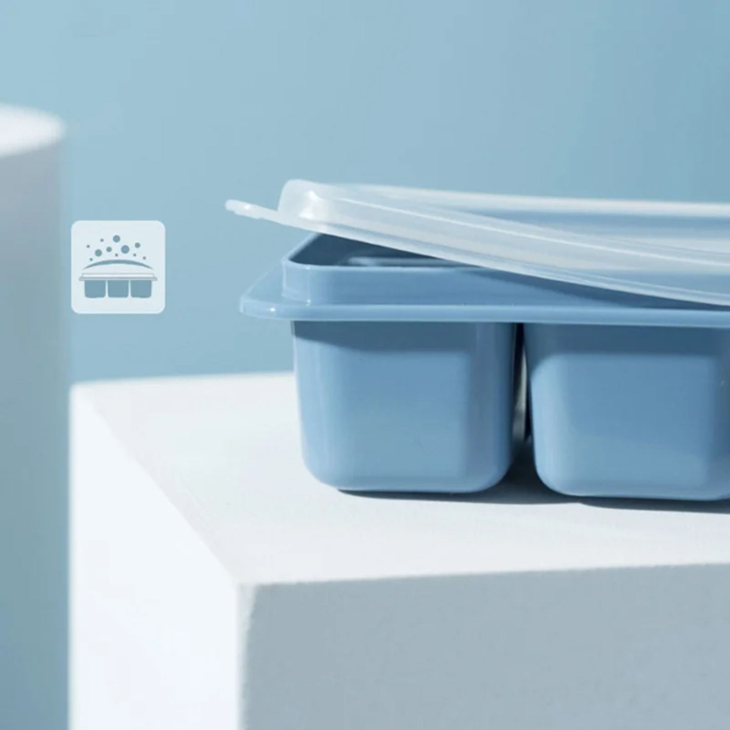 Paquete de 3 bandejas de silic - Freezer Tray Baby reseña y precio