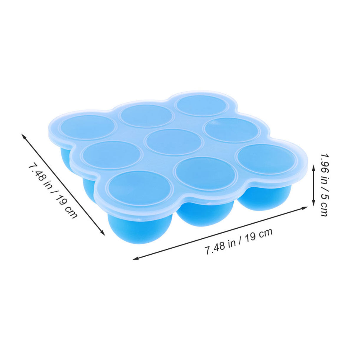 9 Recipientes de Silicona para - Freezer Tray Baby reseña y precio