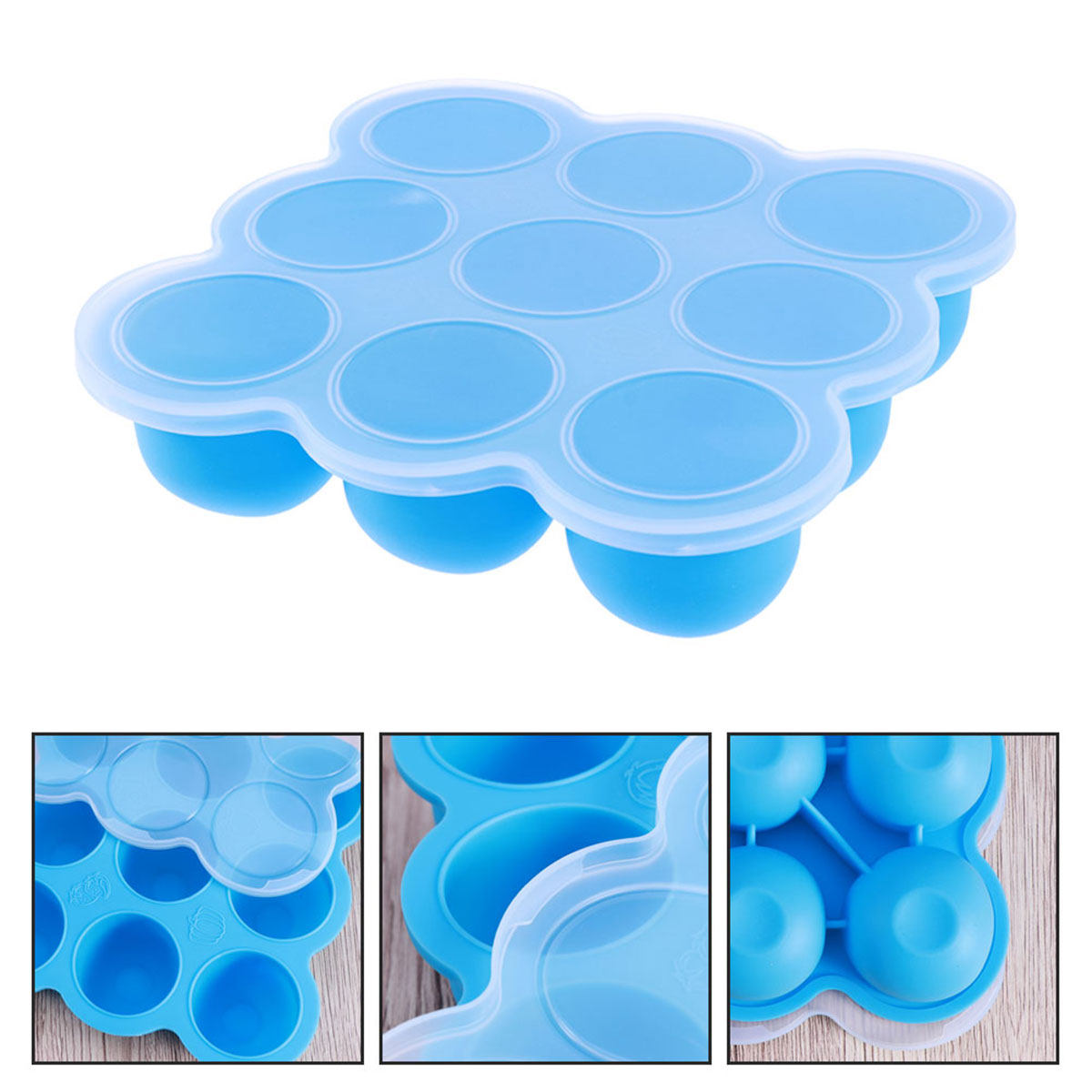 9 Recipientes de Silicona para - Freezer Tray Baby reseña y precio
