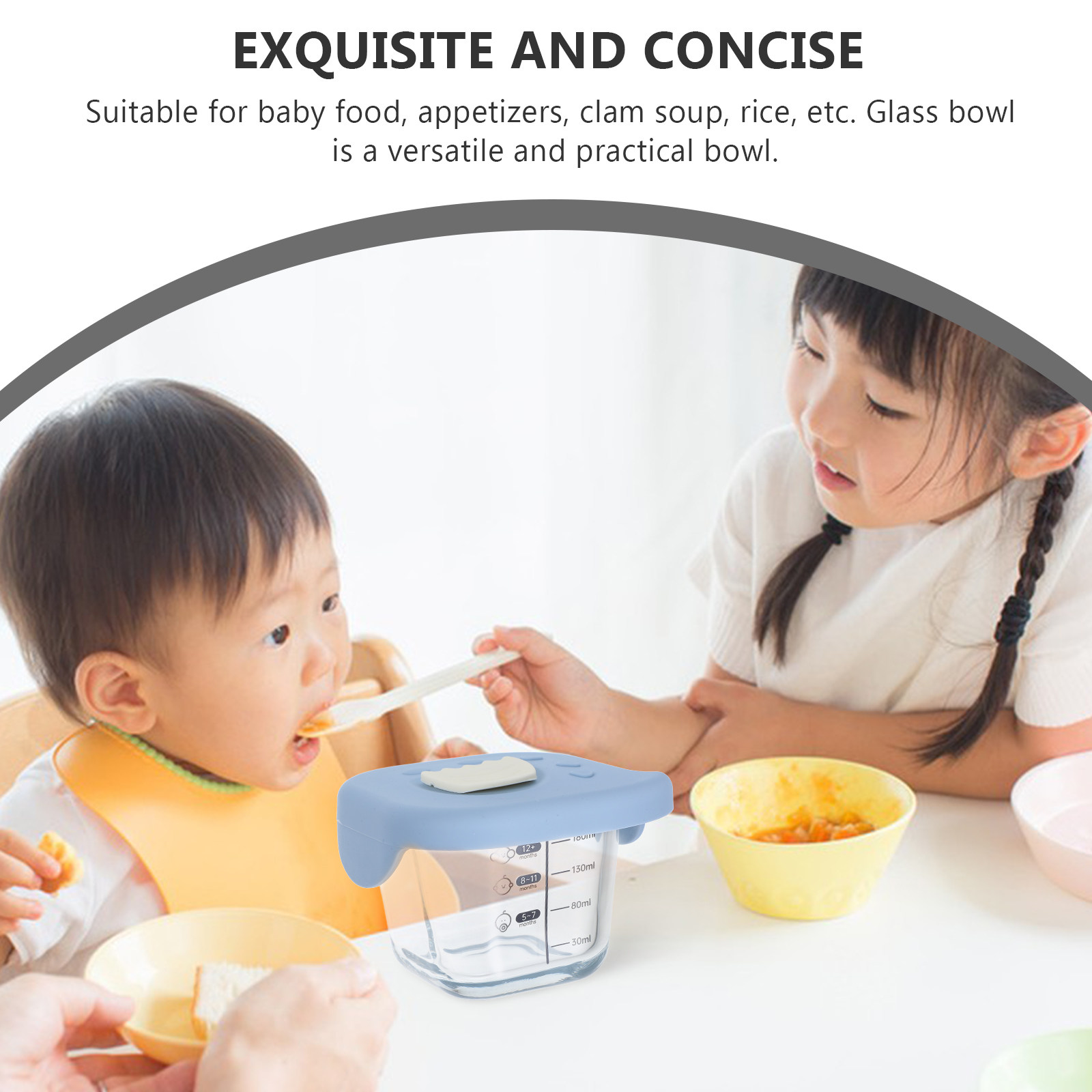 Tazón de Vidrio para Comida de - Baby Food Egg reseña y precio
