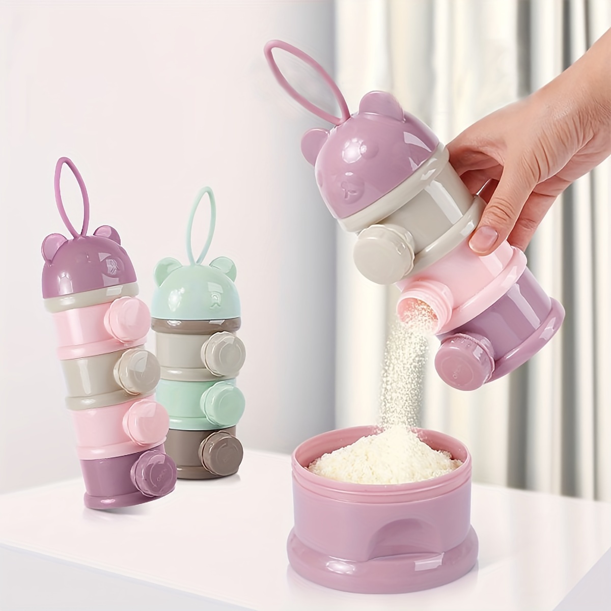 Contenedor de leche en polvo p - Baby Food Pouches reseña y precio