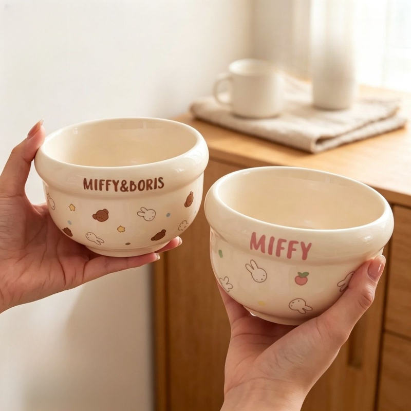 Tazón de Cerámica Kawaii Miffy - Baby Food Japan reseña y precio