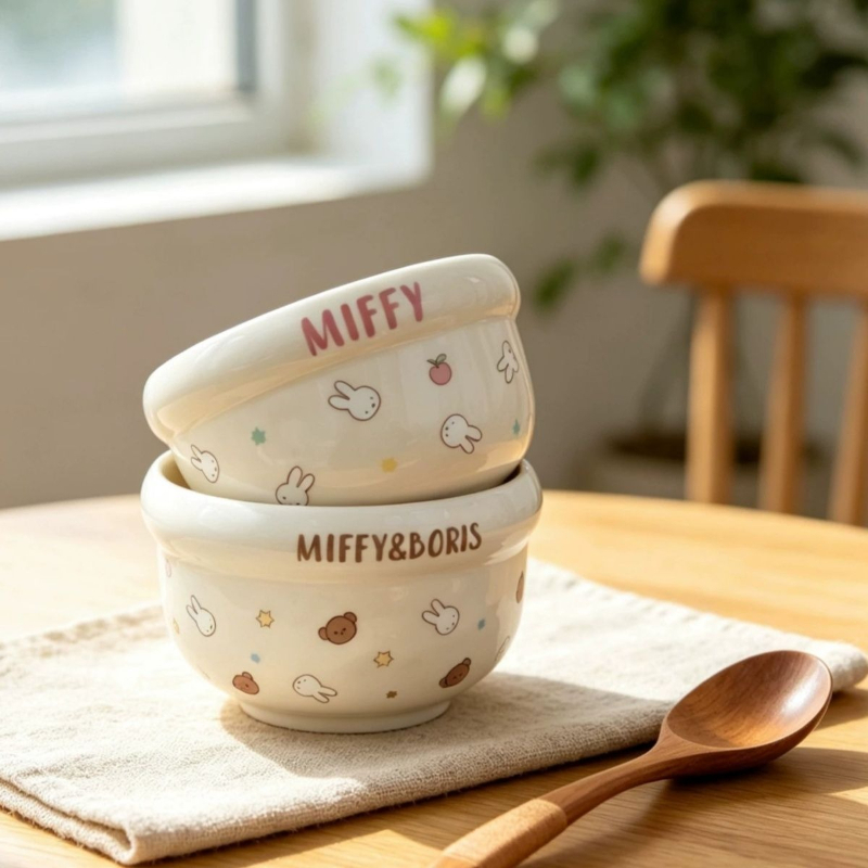 Tazón de Cerámica Kawaii Miffy - Baby Food Japan reseña y precio