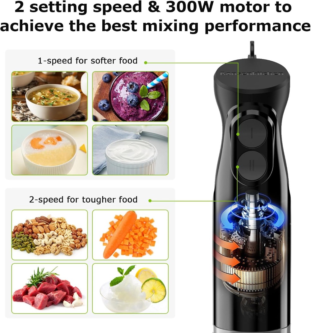 Batidora de inmersión 3 en 1 p - Baby Food Blender reseña y precio
