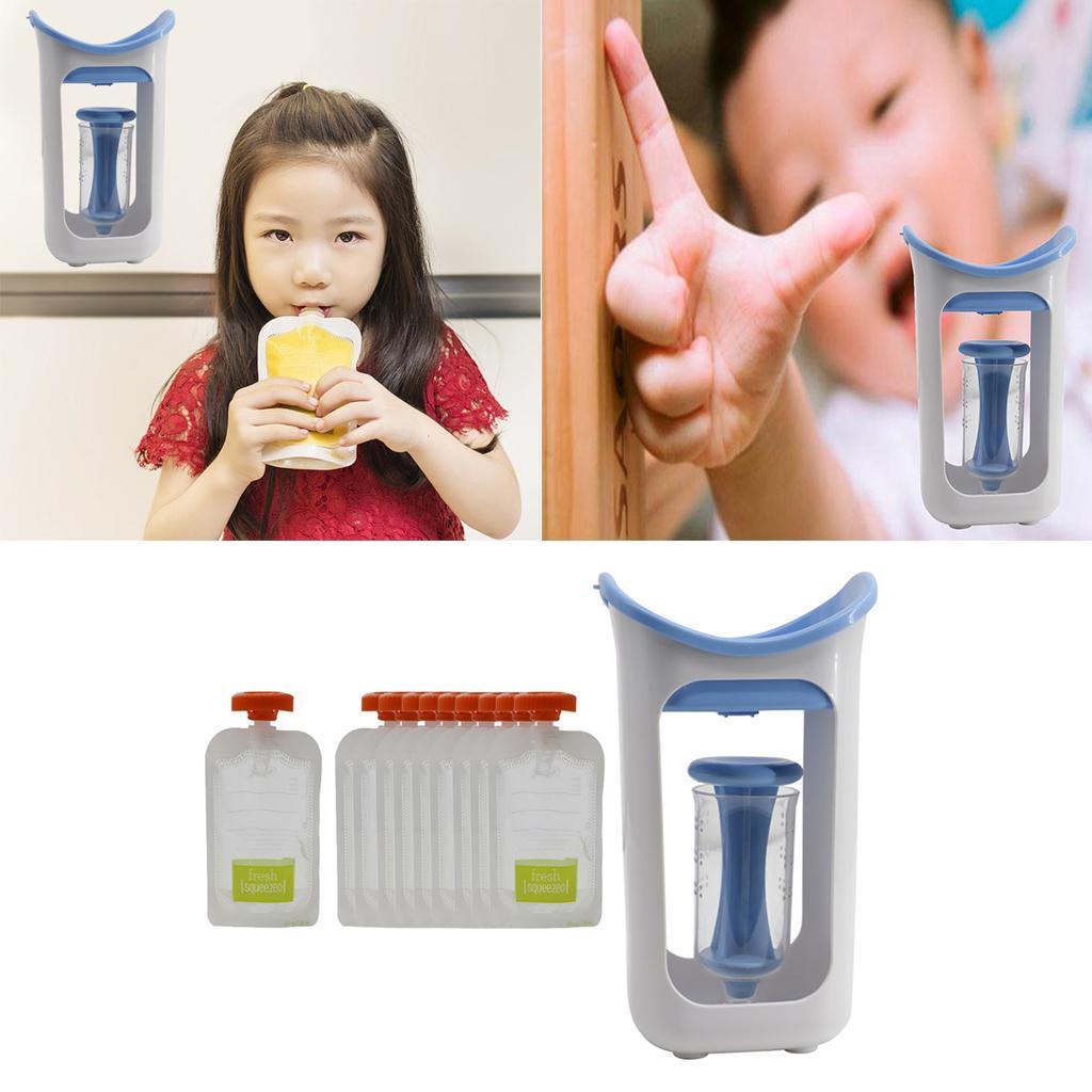 Organizador exprimidor de alim - Baby Food Pouches reseña y precio