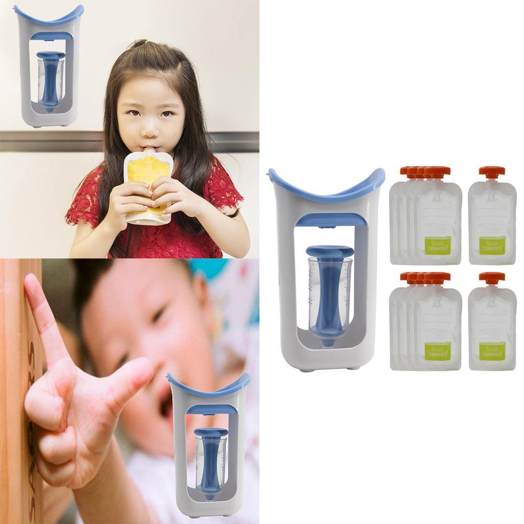 Organizador exprimidor de alim - Baby Food Pouches reseña y precio