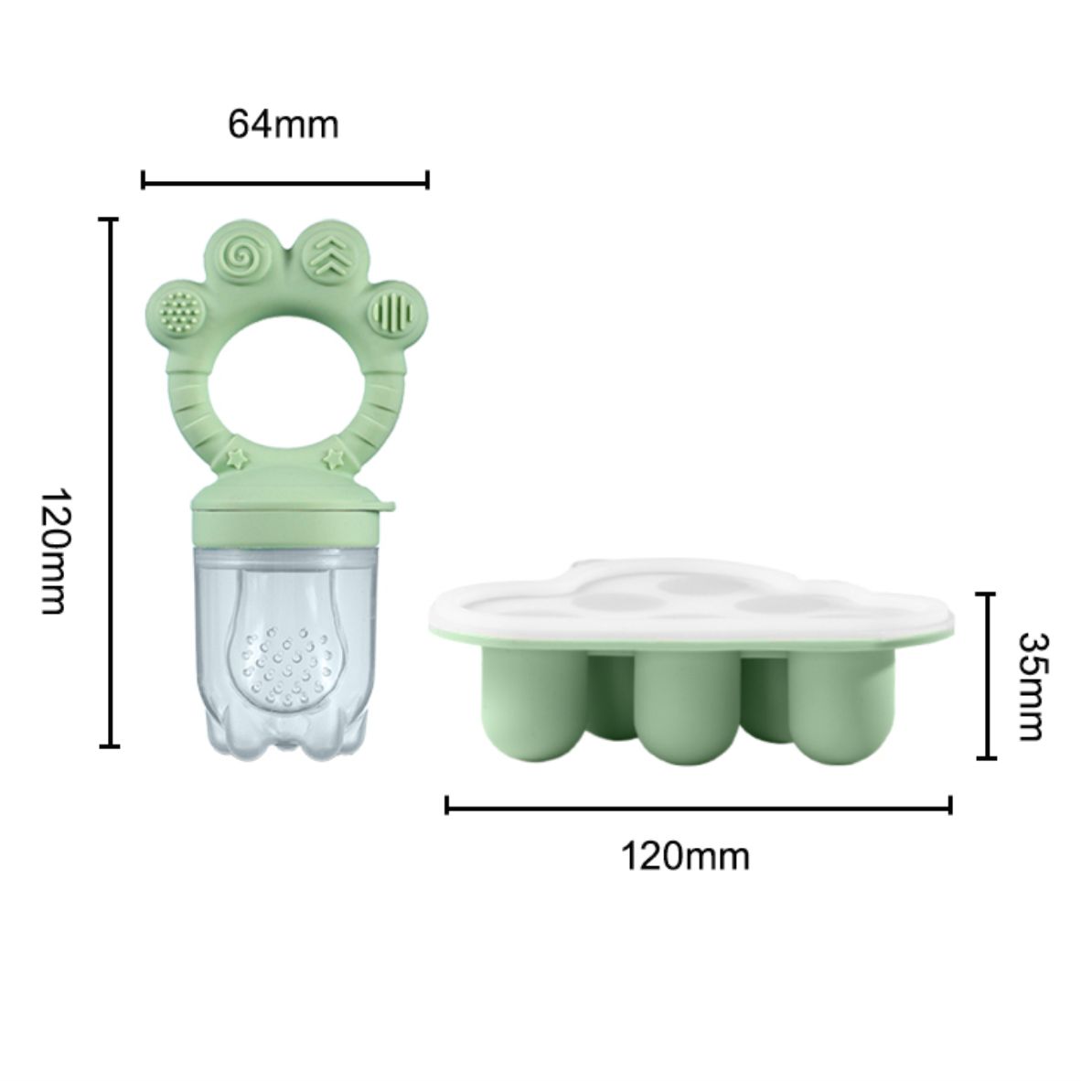 Alimentador de frutas para beb - Freezer Tray Baby reseña y precio