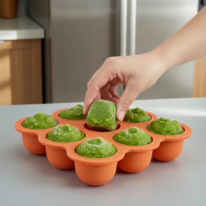 Contenedor de Silicona para Al - Freezer Tray Baby reseña y precio
