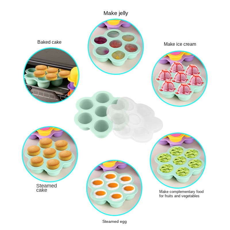 Bandeja de silicona reutilizab - Freezer Tray Baby reseña y precio