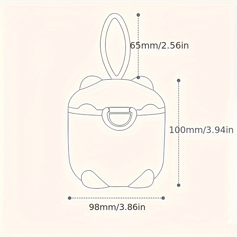 Caja de leche en polvo portáti - Baby Food Pouches reseña y precio