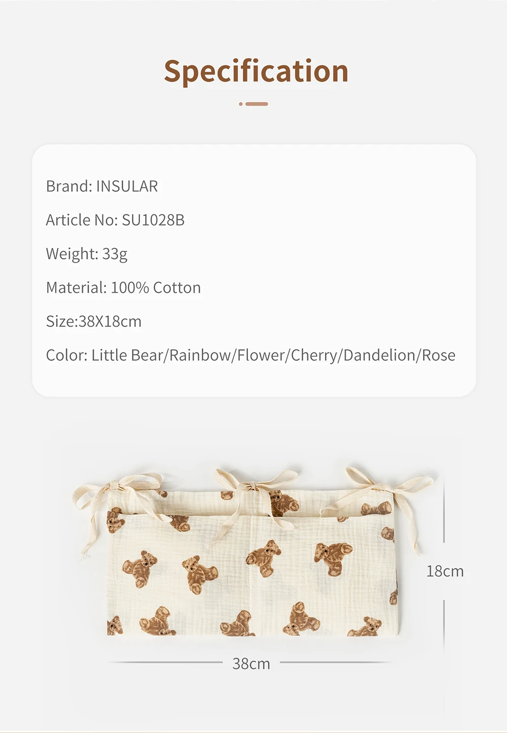 Organizador de Cuna para Bebé, - Baby Puree Pouch reseña y precio