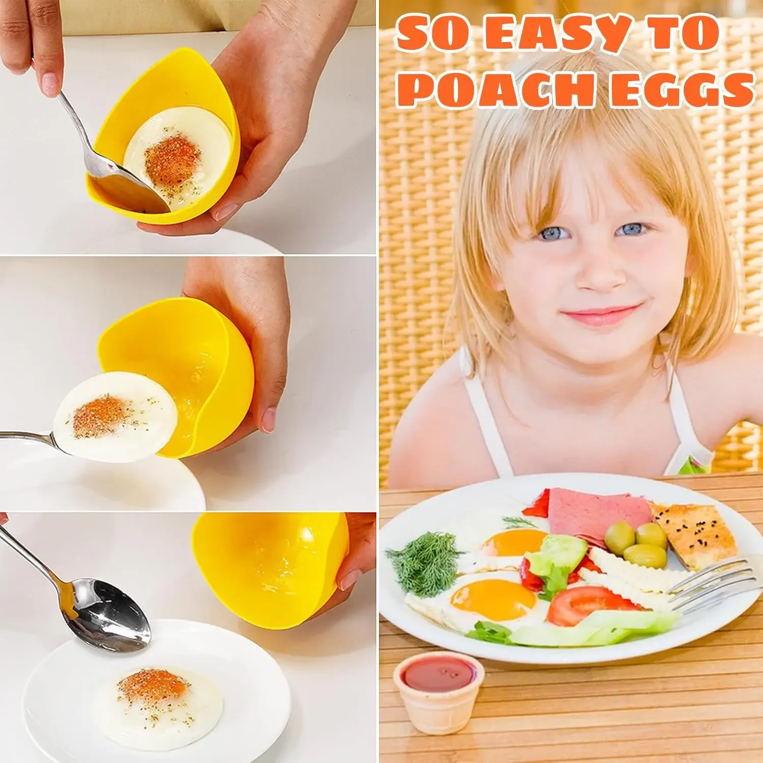 Tazas de silicona para huevos, - Baby Food Egg reseña y precio