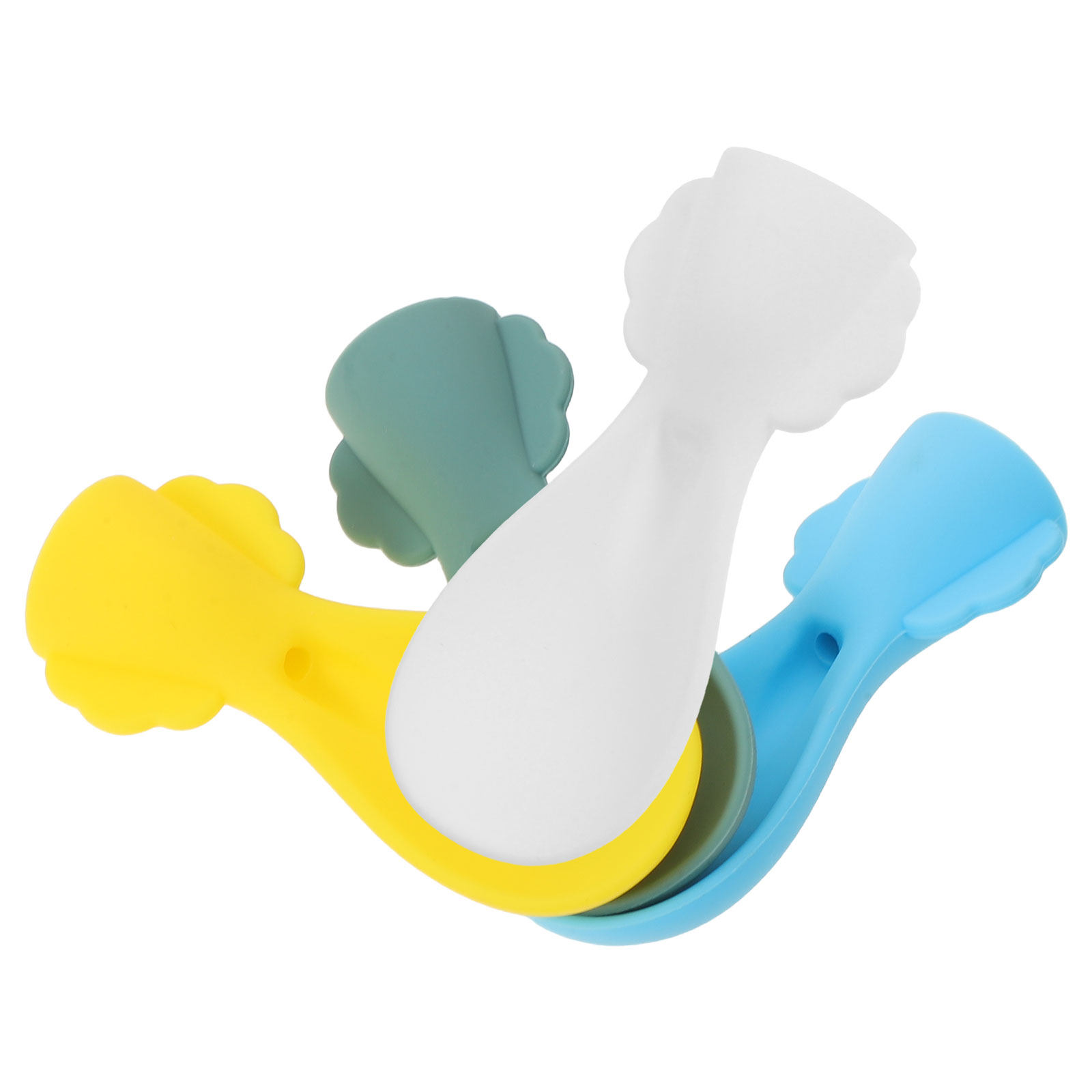 4 Cucharas de Silicona para Be - Baby Food Pouches reseña y precio