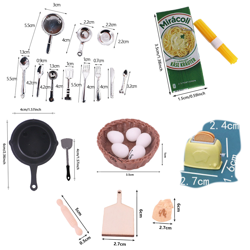 Juego de utensilios de cocina  - Baby Food Doll reseña y precio